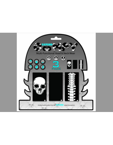 Tour de cou OXFORD Comfy Skeleton pack de 3