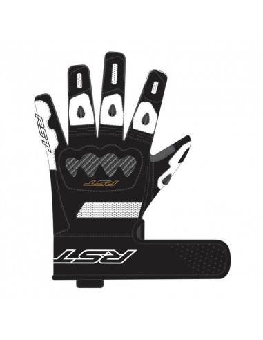 Gants RST Freestyle II cuir blanc taille S