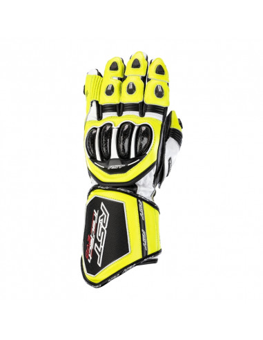 Gants RST Tractech Evo 4 cuir jaune fluo/noir taille L