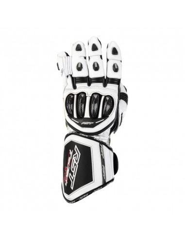 Gants RST Tractech Evo 4 cuir blanc/noir taille S