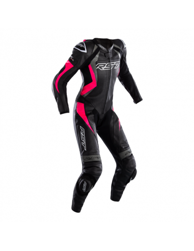 Combinaison RST Tractech Evo 4 femme cuir - noir/rose taille XL