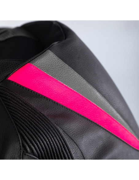 Combinaison RST Tractech Evo 4 femme cuir - noir/rose taille S
