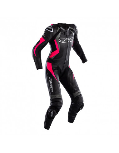 Combinaison RST Tractech Evo 4 femme cuir - noir/rose taille 3XL 3XL