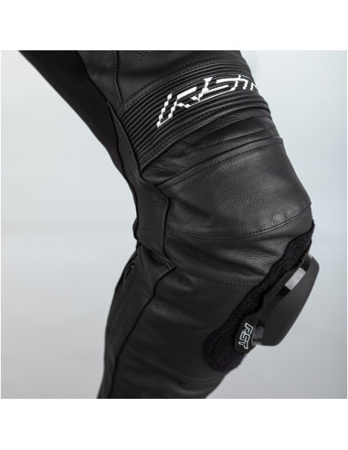 Combinaison RST Tractech Evo 4 femme cuir - noir/blanc taille XS