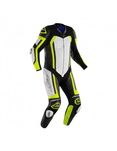 Combinaison RST Pro Series Airbag cuir - jaune fluo/camo taille S