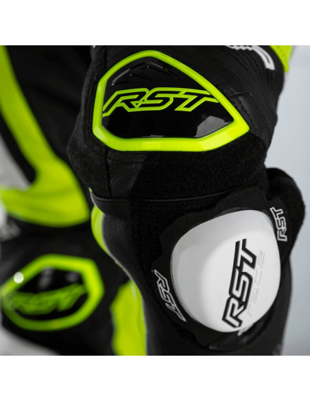 Combinaison RST Pro Series Airbag cuir - jaune fluo/camo taille XL