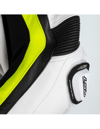 Combinaison RST Pro Series Airbag cuir - jaune fluo/camo taille XL
