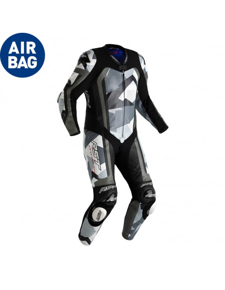 Combinaison RST Pro Series Airbag cuir - gris/camo taille XS