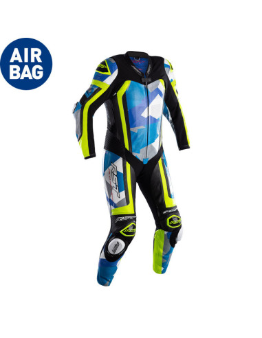 Combinaison RST Pro Series Airbag cuir - bleu/camo taille M