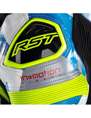 Combinaison RST Pro Series Airbag cuir - bleu/camo taille M