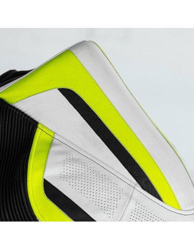 Combinaison RST Pro Series Airbag cuir - jaune fluo/camo taille XS