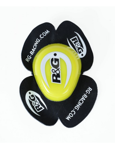 Sliders genou R&G RACING Aero jaune Sliders genou R&G RACING Aero jaune