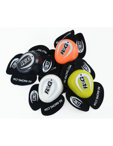 Sliders genou R&G RACING Aero jaune Sliders genou R&G RACING Aero jaune