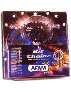 Kit chaine AFAM acier KTM SX 300 pas 520 1995 à 2004    2