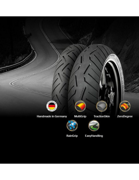Pneu CONTINENTAL ContiRoadAttack 3 130/80 R 18 M/C 66V TL