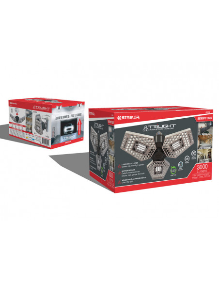 Lampe RISK RACING Striker Trilight LED 3000 lumens