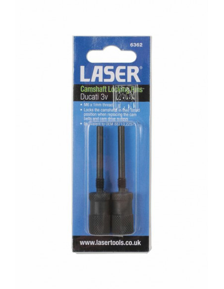 Pige de calage LASER TOOLS arbre à cames Ducati 3 valves