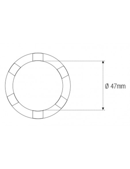 Douille à créneaux MOTION PRO Ø47mm Douille à créneaux MOTION PRO Ø47mm