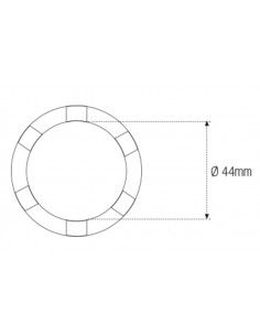 Douille à créneaux MOTION PRO Ø44mm 3/8'' 2