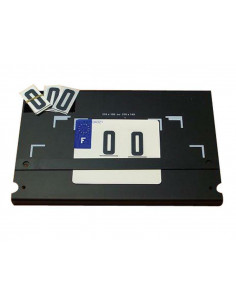 Plateau de fabrication PPI plaques immatriculation PRO PLAQUES