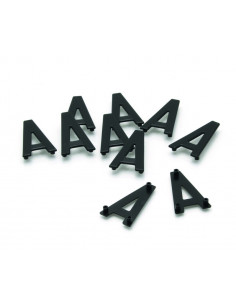 Caractères PRO PLAQUES "4" - 45MM pour plaques aluminium 10 pièces