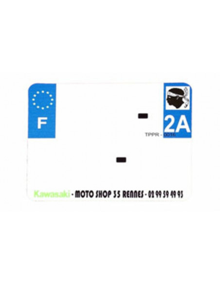 Plaques Françaises PPI 210x130 SIV Département 66 PVC 10 pièces