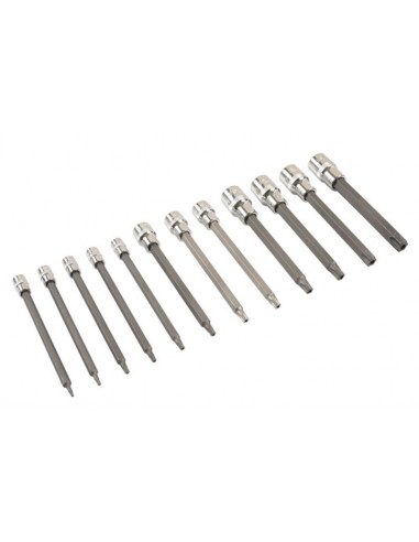 Jeu d'embouts de sécurité Torx® LASER TOOLS 135 mm - 12 pieces