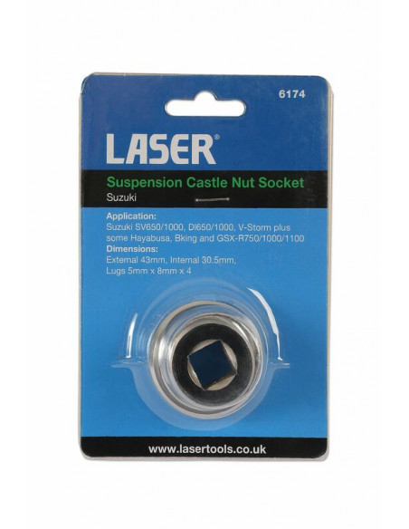 Douille à créneau LASER TOOLS pivot bras oscillant Suzuki