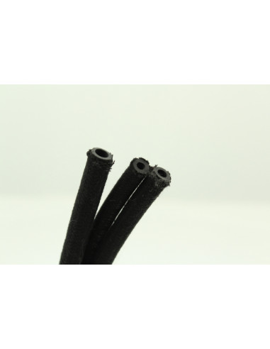 Durites essence tressée BIHR 5x10mm noir 10m