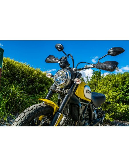 Coques de protège-mains BARKBUSTERS Carbon fibre de carbone Coques de protège-mains BARKBUSTERS Carbon fibre de carbone