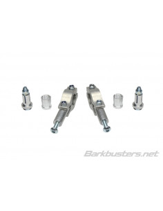 Kit collier de fixation BARKBUSTERS embout de guidon droit Ø22mm 2