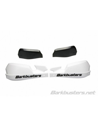 Coques de protège-mains BARKBUSTERS VPS MX blanc/déflecteur noir