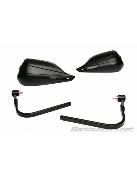 Kit protège-mains BARKBUSTERS Storm point d'attache simple Ø6-8mm pas de vis intérieur embout du guidon noir