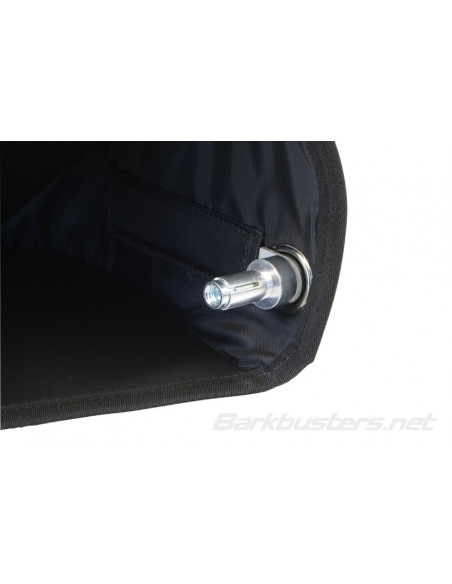 Kit protège-mains BARKBUSTERS BBZ Blizzard/conditions hivernales Multi-Fit tissus noir