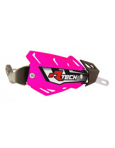 Protège-mains RACETECH FLX rose avec renfort alu