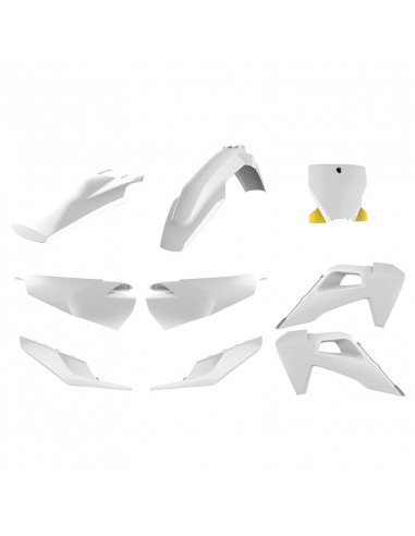 Kit plastique POLISPORT blanc Husqvarna