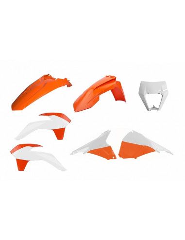 Kit plastique POLISPORT Enduro Restyle couleur origine KTM EXC/EXC-F