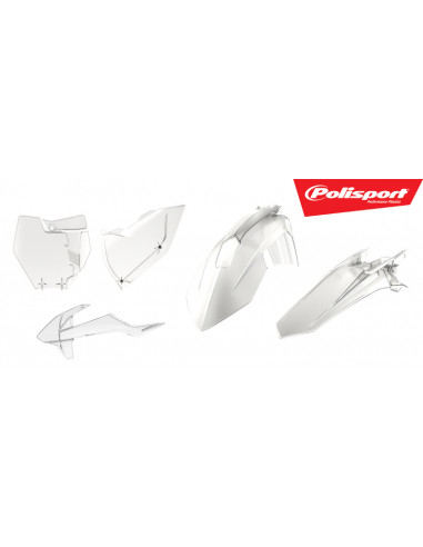 Kit plastique POLISPORT transparent KTM SX/SX-F125