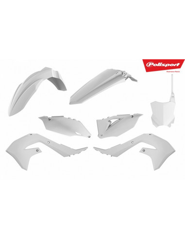 Kit plastiques POLISPORT blanc