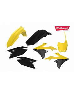 Kit plastiques POLISPORT jaune/noir Suzuki RM-Z450