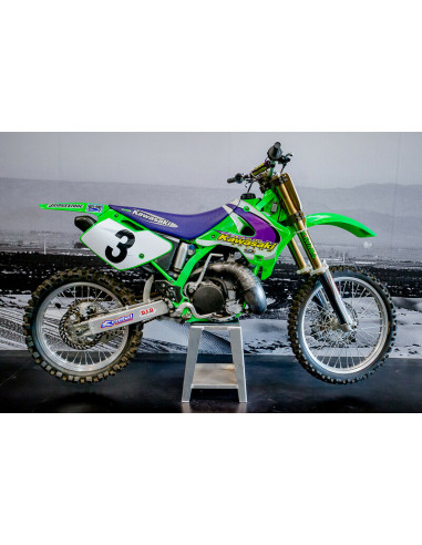 Kit plastiques & déco UFO EMIG Team USA Replica Kawasaki KX125/250