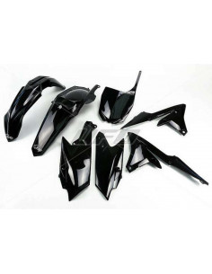 Kit plastique UFO noir Yamaha YZ250F/450F