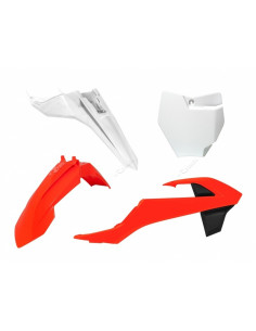 Kit plastique RACETECH couleur origine (2016) orange/blanc KTM SX65