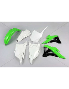 Kit plastique & déco UFO couleur origine Kawasaki KX85 2