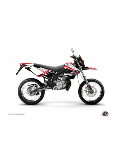 Kit déco KUTVEK Spirit rouge Derbi Senda 50 Xtreme/Xrace