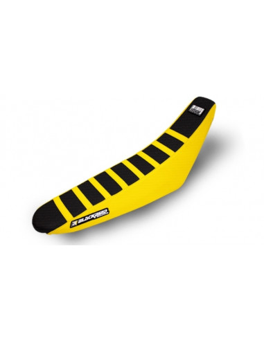 Housse de selle BLACKBIRD Zebra noire/jaune Suzuki RM-Z250