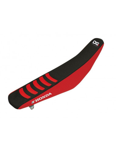 Housse de selle BLACKBIRD Double Grip 3 rouge/noir Honda CRF250R/450R