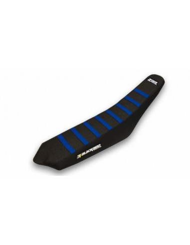 Housse de selle BLACKBIRD Zebra noir/bleu Sherco SE/SEF/SE-R/SEF-R