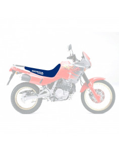 Housse de selle BLACKBIRD Traditional bleue Honda 2