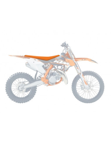 Housse de selle BLACKBIRD Pyramid orange KTM SX85